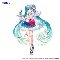 Hatsune Miku Exceed Creative Figure SweetSweets Series Melon Soda Float - FuRyu Corporation - Glacier Hobbies