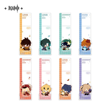 Genshin Impact Acrylic MEMO Stick Notepad Stand