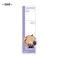 Genshin Impact Acrylic MEMO Stick Notepad Stand