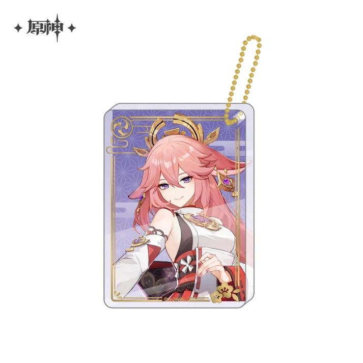 Genshin Impact Character Thick Acrylic Keychain Pendant Vol. 2