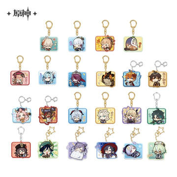 Genshin Impact Chibi Acrylic Keychain Series Pendant Vol. 1