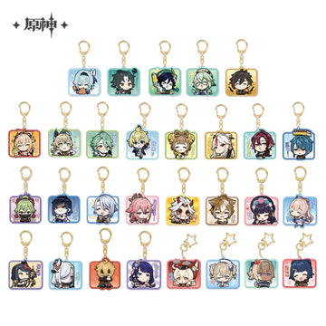 Genshin Impact Chibi Acrylic Keychain Series Pendant Vol. 2