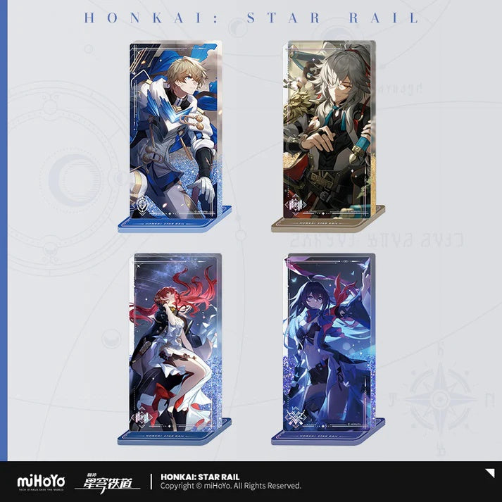 Honkai: Star Rail Light Cone Series Glitter Quicksand Acrylic Block Ornaments