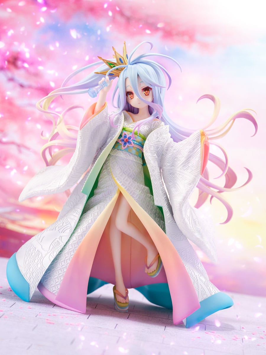 No Game No Life Shiro -Shiromuku- 1/7 Scale Figure