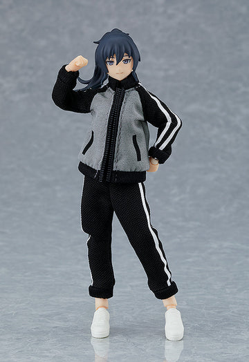 Figma Female Body (Makoto) with Tracksuit + Tracksuit Skirt Outfit - Glacier Hobbies - Max Factory