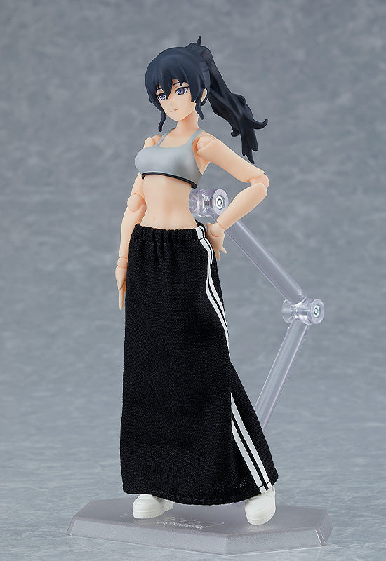 Figma Female Body (Makoto) with Tracksuit + Tracksuit Skirt Outfit - Glacier Hobbies - Max Factory