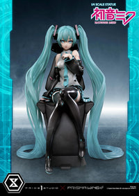 PRISMA WING Hatsune Miku Art by neco DX Edition 1/4 Scale Statue - Glacier Hobbies - Prime 1 Studio