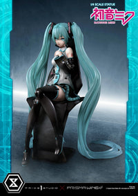 PRISMA WING Hatsune Miku Art by neco DX Edition 1/4 Scale Statue - Glacier Hobbies - Prime 1 Studio