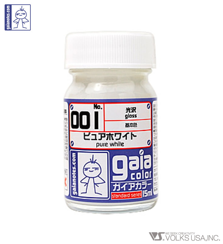 Gaia Base Color 001 Gloss Pure White - Glacier Hobbies - Gaia Notes