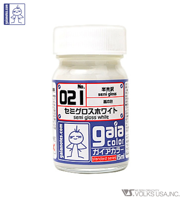 Gaia Base Color 021 Semi-Gloss White - Glacier Hobbies - Gaia Notes