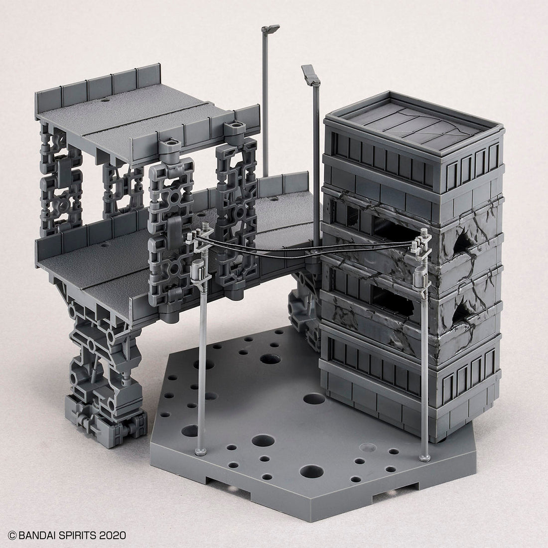 Customize Scene Base 06 (City Area Ver) - Glacier Hobbies - Bandai