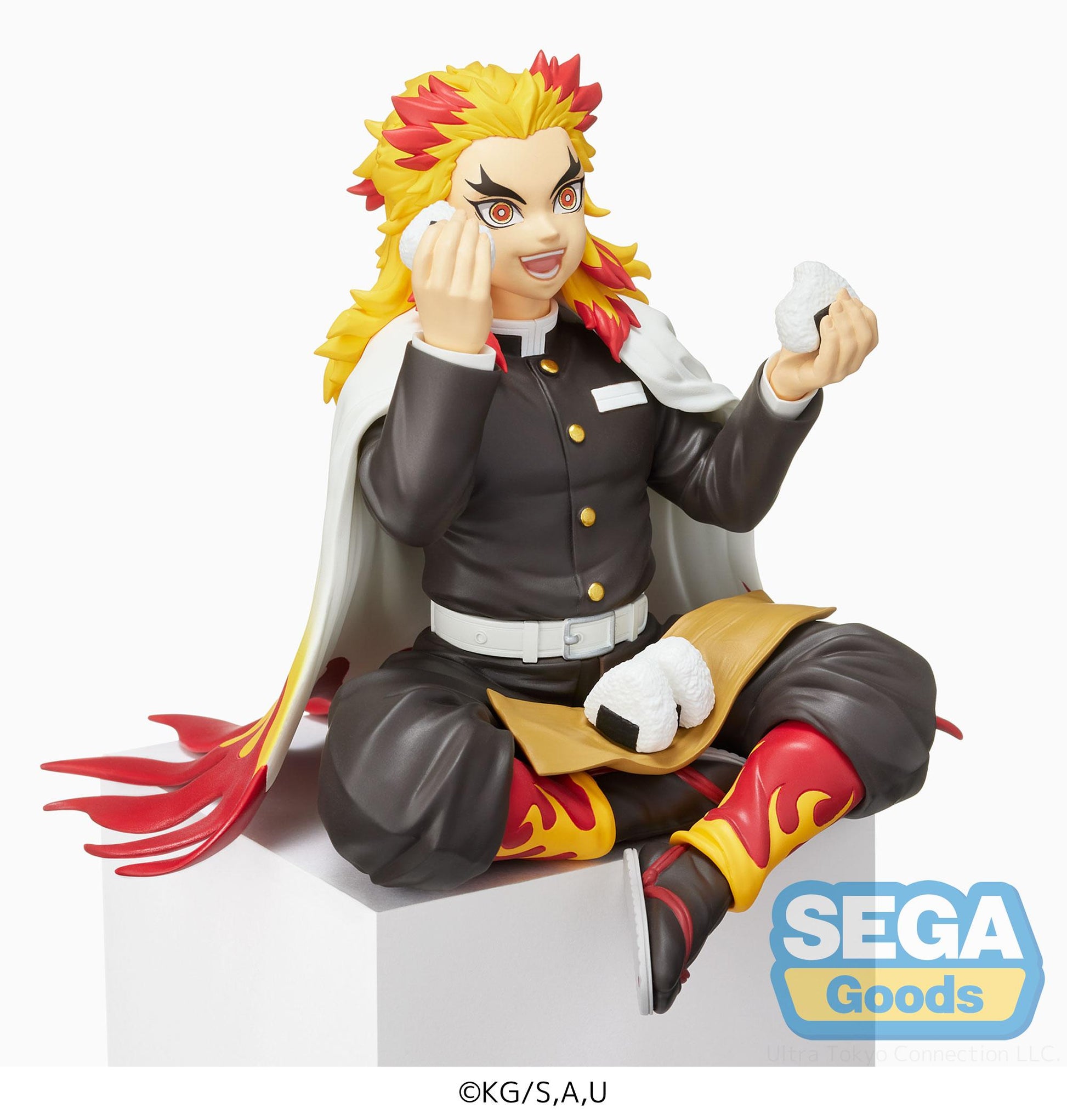 Demon Slayer: Kimetsu no Yaiba PM Perching Figure "Kyojuro Rengoku" - Glacier Hobbies - SEGA