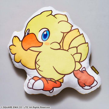 FINAL FANTASY Fluffy Fluffy Die-cut Cushion - CHOCOBO - Glacier Hobbies - Square Enix