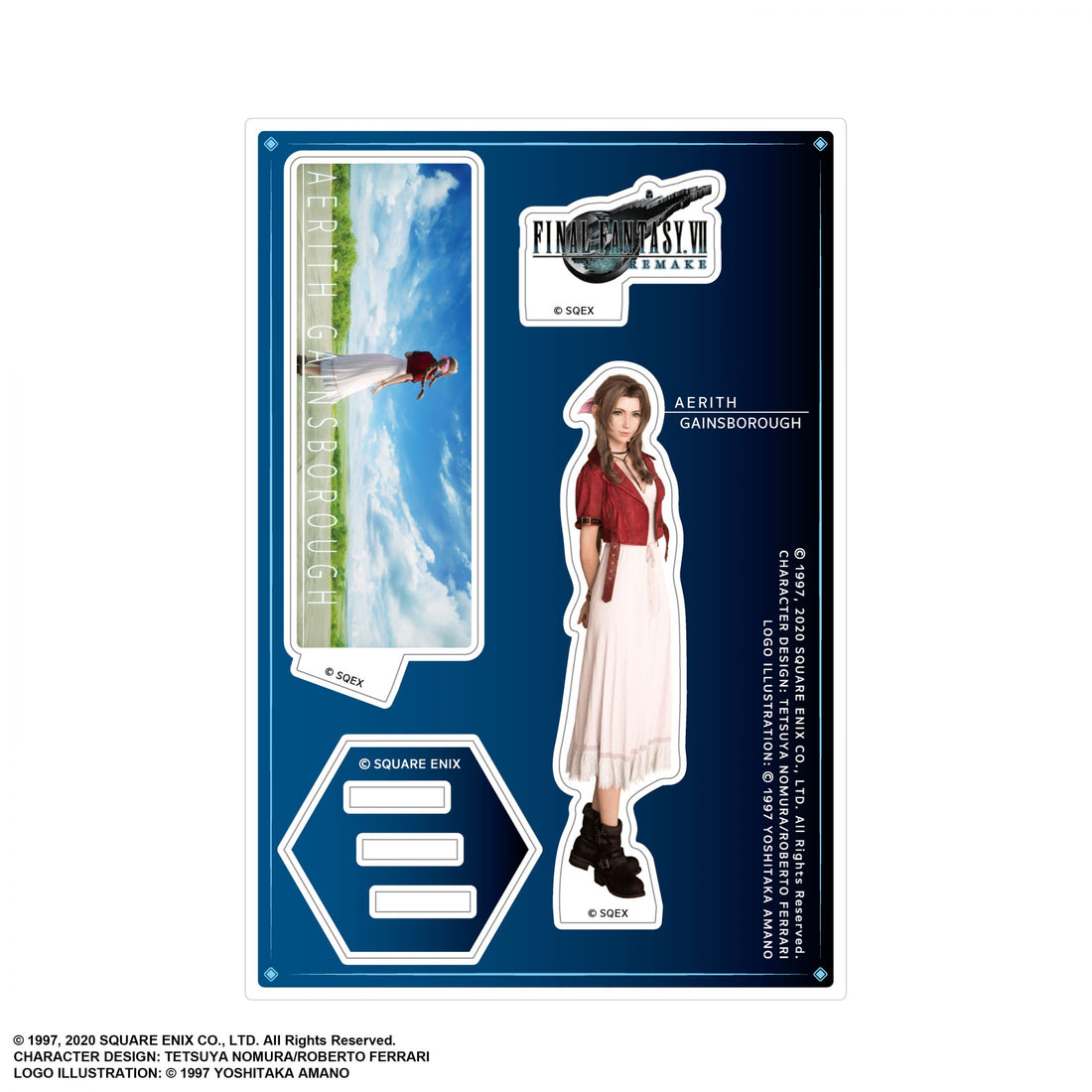 FINAL FANTASY VII REMAKE Acrylic Stand AERITH GAINSBOROUGH - Glacier Hobbies - Square Enix