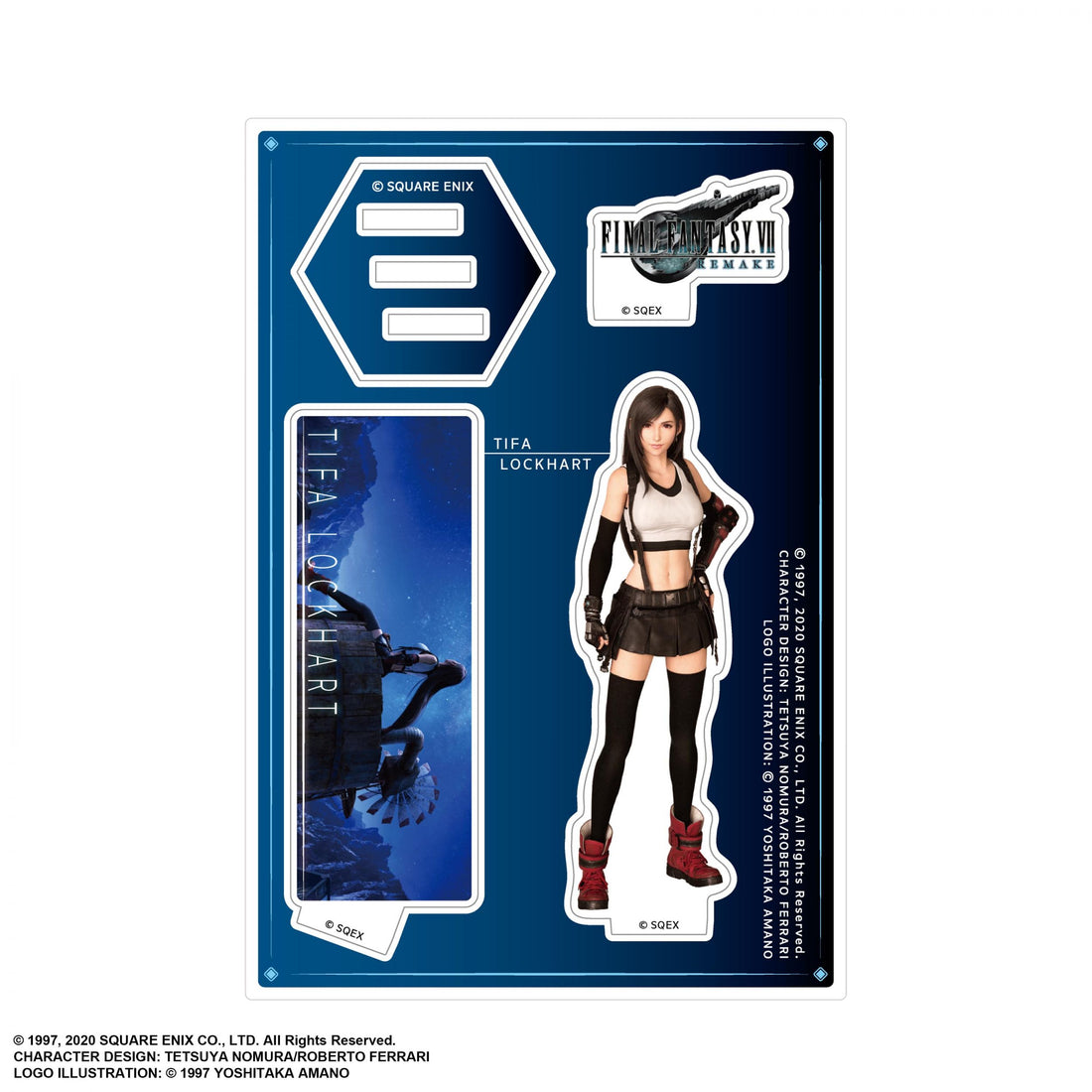 FINAL FANTASY VII REMAKE Acrylic Stand TIFA LOCKHART - Glacier Hobbies - Square Enix