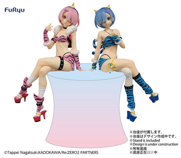 Noodle Stopper Figure -Demon costume Rem & Ram - Prize Figure - Glacier Hobbies - FuRyu Corporation