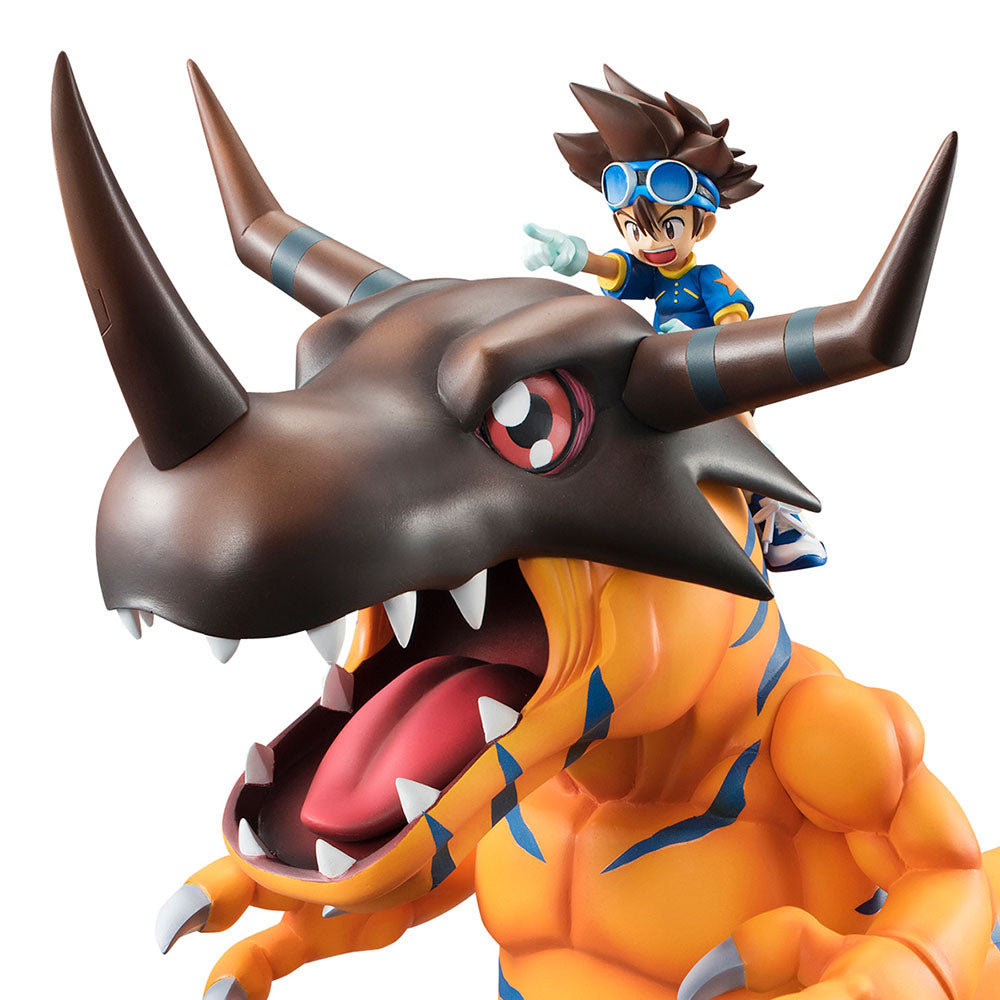 [PREORDER] G.E.M. series Digimon Adventure Greymon & Taichi Yagami (repeat) Non-Scale Figure - Glacier Hobbies - Megahouse