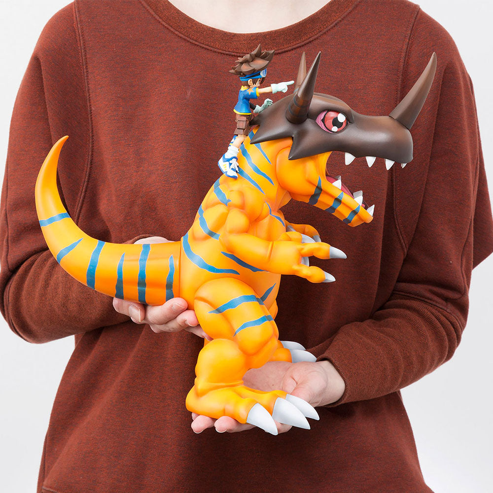 [PREORDER] G.E.M. series Digimon Adventure Greymon & Taichi Yagami (repeat) Non-Scale Figure - Glacier Hobbies - Megahouse