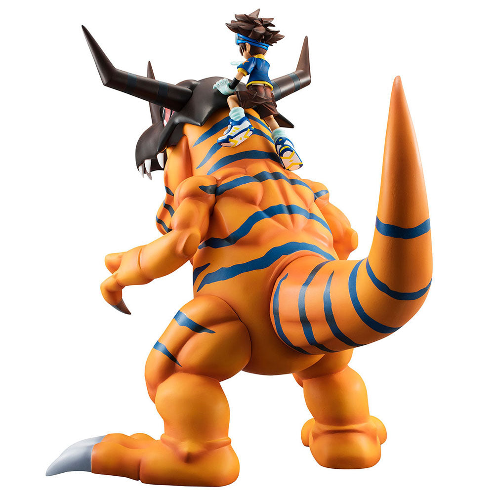 [PREORDER] G.E.M. series Digimon Adventure Greymon & Taichi Yagami (repeat) Non-Scale Figure - Glacier Hobbies - Megahouse