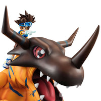 [PREORDER] G.E.M. series Digimon Adventure Greymon & Taichi Yagami (repeat) Non-Scale Figure - Glacier Hobbies - Megahouse