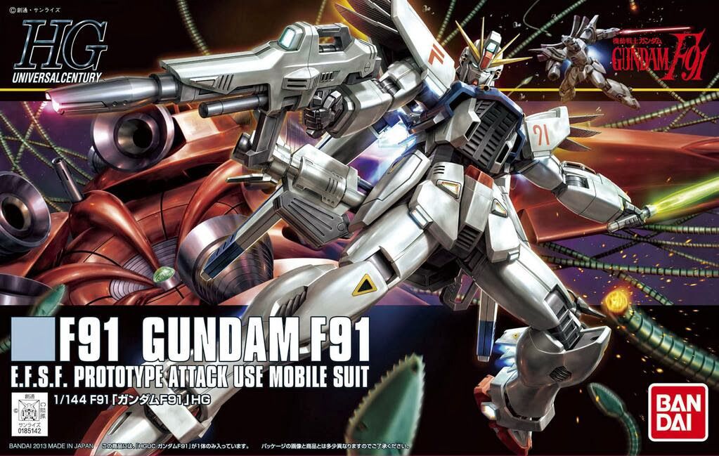 HGUC 1/144 Gundam F91 - High Grade Mobile Suit Gundam F91 | Glacier Hobbies