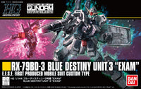 HGUC 1/144 Blue Destiny Unit 3 EXAM - Mobile Suit Gundam Side Story: The Blue Destiny | Glacier Hobbies