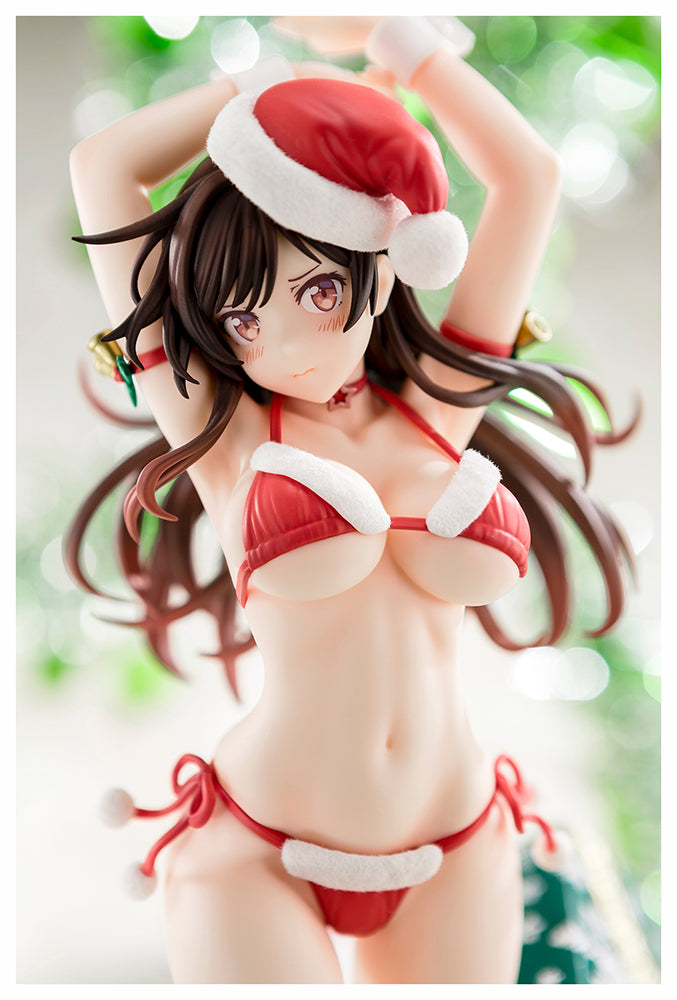 [PREORDER] 1/6 scaled pre-painted figure of Rent-A-Girlfriend MIZUHARA Chizuru in a Santa Claus bikini de fluffy figure 2nd Xmas - Glacier Hobbies - Hakoiri Musume