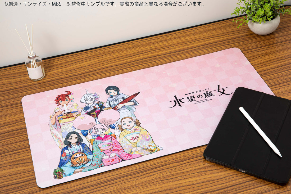 Happy New Year "Mobile Suit Gundam: The Witch from Mercury" Desk Mat - KADOKAWA - Glacier Hobbies