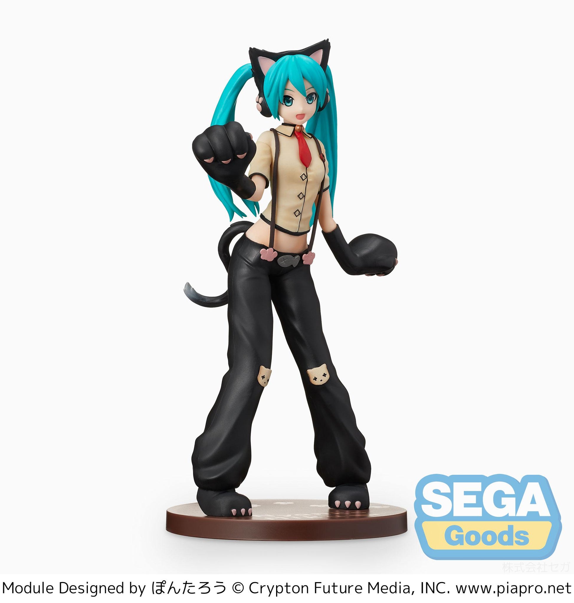 Hatsune Miku Project DIVA Arcade Future Tone SPM Figure Hatsune Miku - Nyanko - Glacier Hobbies - SEGA