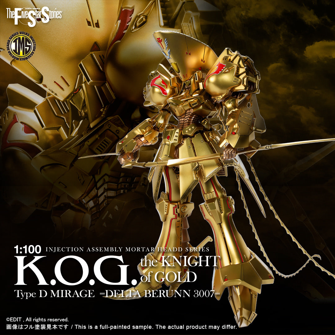 IMS 1/100 Knight of Gold -Delta Berunn 3007- Model Kit - Glacier Hobbies - VOLKS