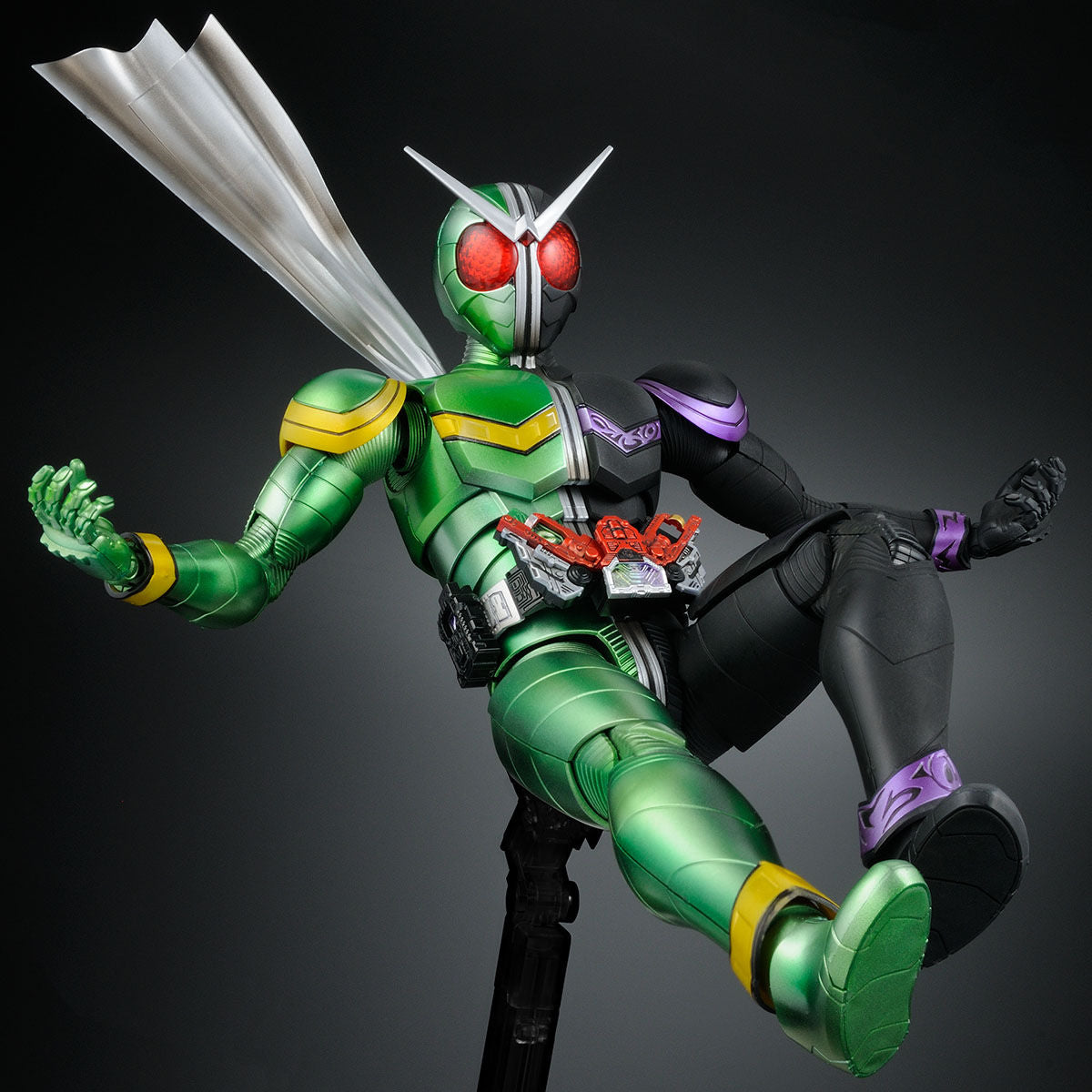 MG Figure-rise Artisan Kamen Rider W Cyclone Joker - Glacier Hobbies - Bandai