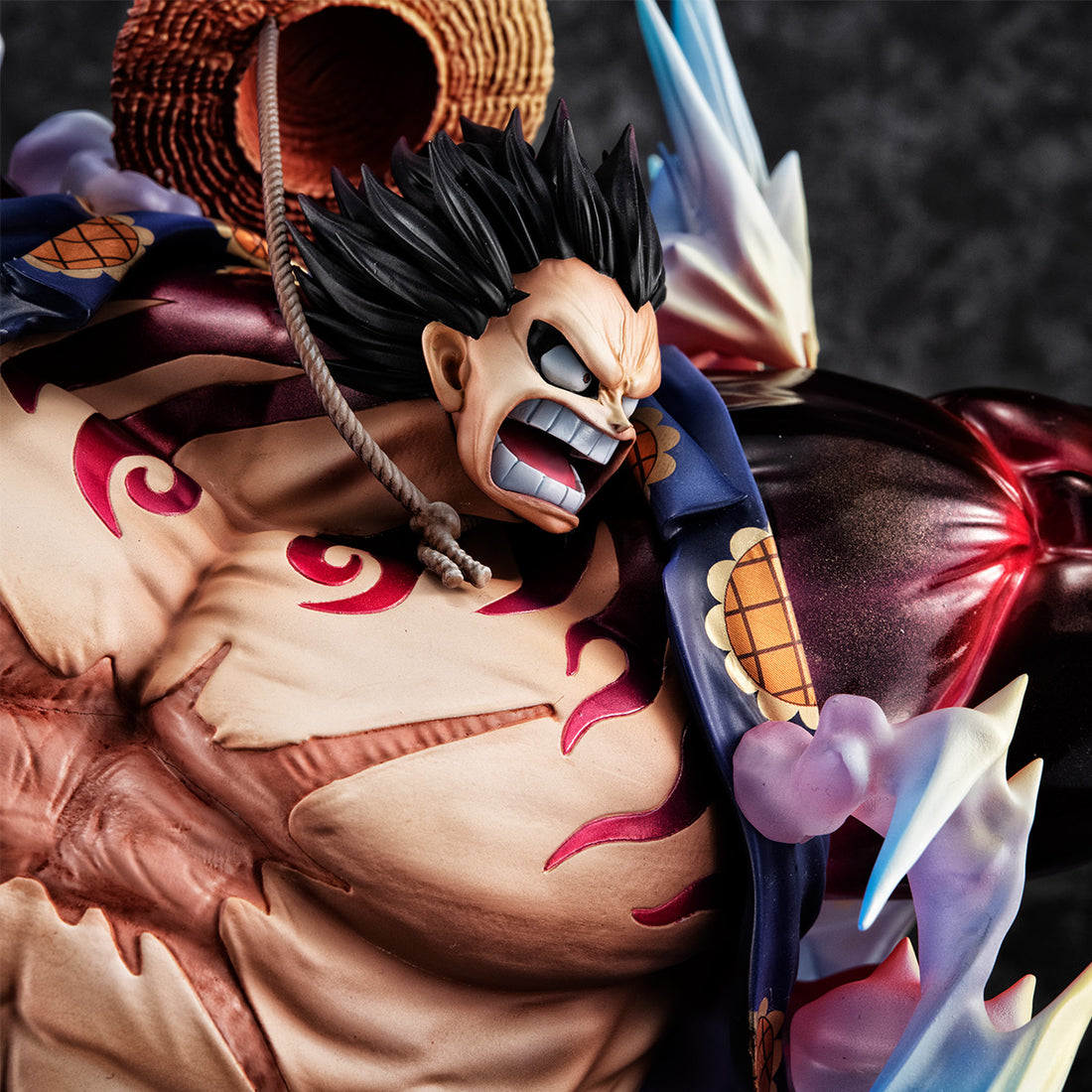 Portrait.Of.Pirates ONE PIECE "SA-MAXIMUM" Monkey D. Luffy Gear Four "Boundman" Ver.2 - Non Scale Figure - Glacier Hobbies - MegaHouse