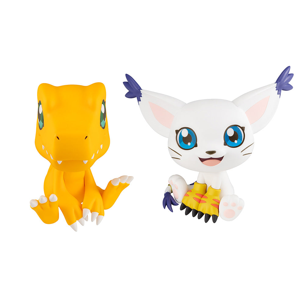 [PREORDER] Lookup Digimon Adventure Agumon & Tailmon set [with gift] Non-Scale Figure - Glacier Hobbies - Megahouse