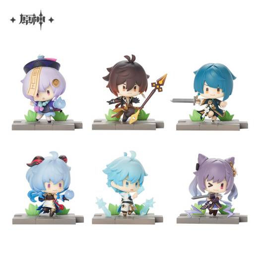 [PREORDER] Genshin Impact Battle Scene Collection Figure Liyue Edition (Set of 6) - Trading Figures - Glacier Hobbies - miHoYo