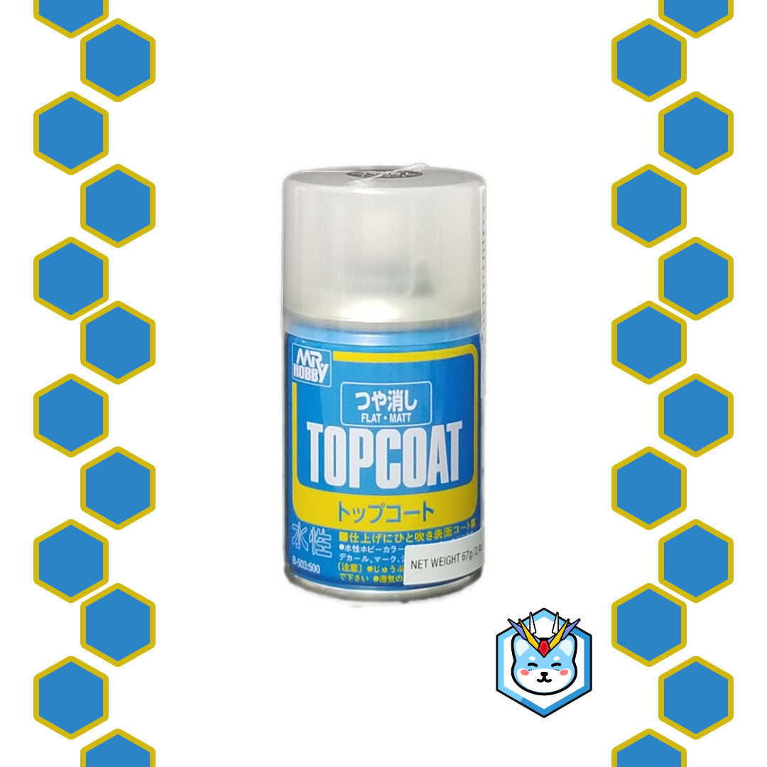 Mr. Top Coat Flat Spray - Glacier Hobbies - GSI Creo