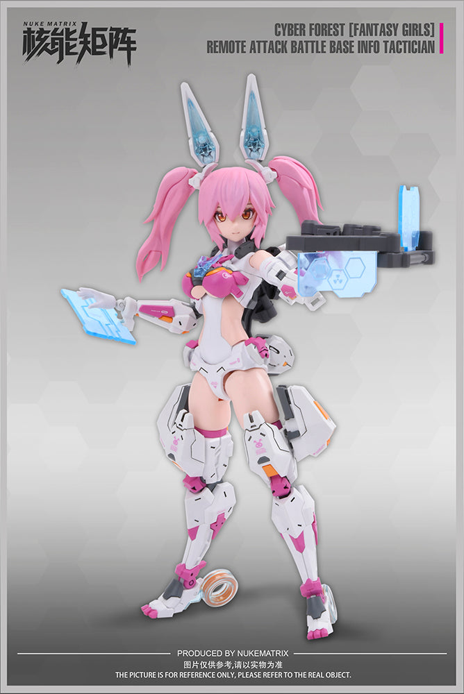 NUKE MATRIX "Cyber Forest Fantasy Girls" RABBIT Remote Attack Battle Base Info Tactician Plastic Model kit + Bonus Parts - Glacier Hobbies - NUKE MATRIX