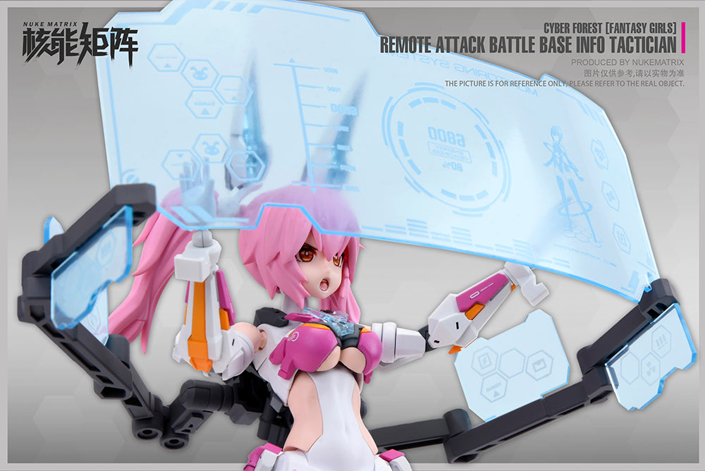 NUKE MATRIX "Cyber Forest Fantasy Girls" RABBIT Remote Attack Battle Base Info Tactician Plastic Model kit + Bonus Parts - Glacier Hobbies - NUKE MATRIX