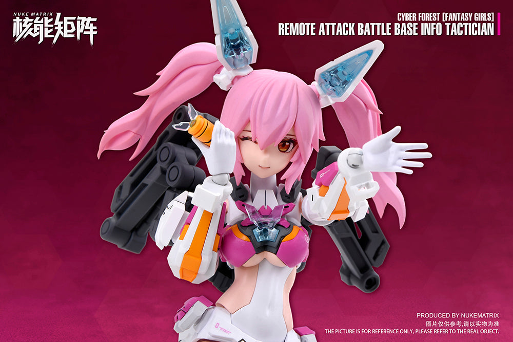 NUKE MATRIX "Cyber Forest Fantasy Girls" RABBIT Remote Attack Battle Base Info Tactician Plastic Model kit + Bonus Parts - Glacier Hobbies - NUKE MATRIX