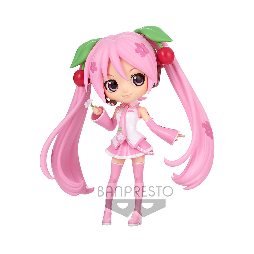 Q posket - SAKURA MIKU -(ver.A) - Glacier Hobbies - Banpresto