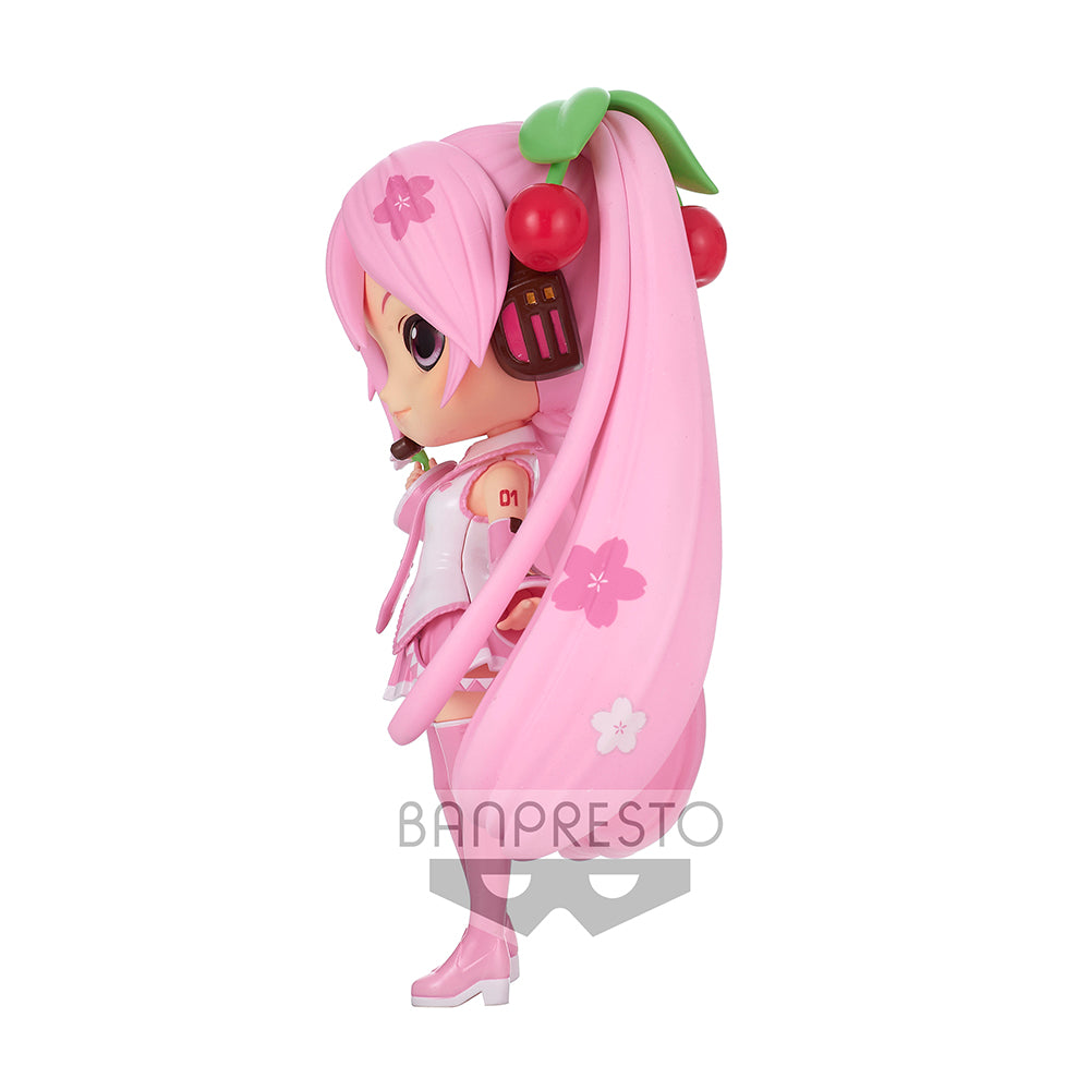 Q posket - SAKURA MIKU -(ver.A) - Glacier Hobbies - Banpresto