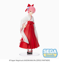 Re:ZERO -Starting Life in Another World- SPM Figure "Ram" Shrine Maiden Style - Glacier Hobbies - SEGA