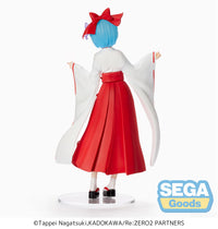 Re:ZERO -Starting Life in Another World- SPM Figure "Rem" Shrine Maiden Style - Glacier Hobbies - SEGA