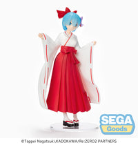 Re:ZERO -Starting Life in Another World- SPM Figure "Rem" Shrine Maiden Style - Glacier Hobbies - SEGA