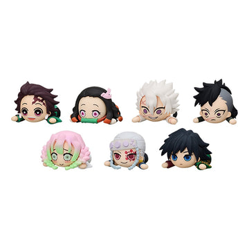 Demon Slayer: Kimetsu no Yaiba Lay-Down PUCHI FIGURE 1 (Set of 7) - Glacier Hobbies - SEGA