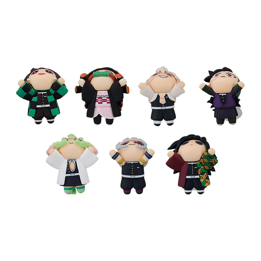 Demon Slayer: Kimetsu no Yaiba Lay-Down PUCHI FIGURE 1 (Set of 7) - Glacier Hobbies - SEGA