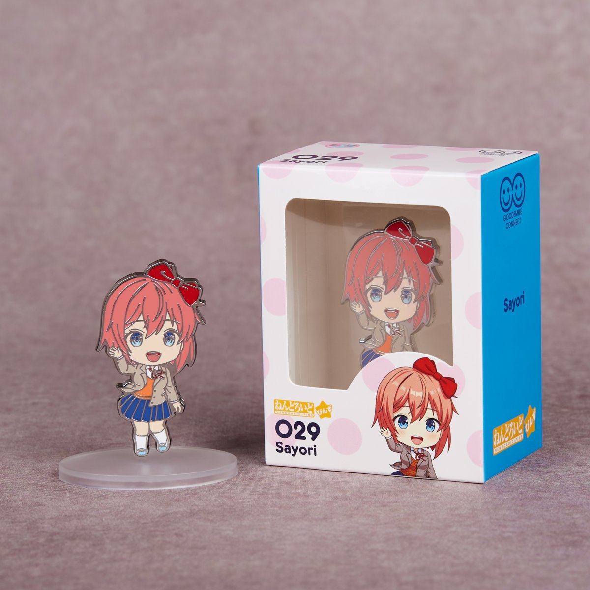 Nendoroid Pin Sayori - Glacier Hobbies - Good Smile Connect