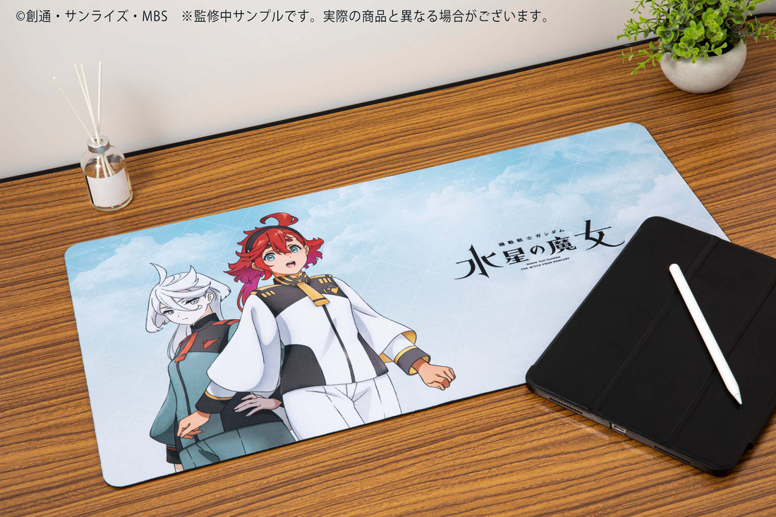 Suletta & Miorine "Mobile Suit Gundam: The Witch from Mercury" Desk Mat - KADOKAWA - Glacier Hobbies