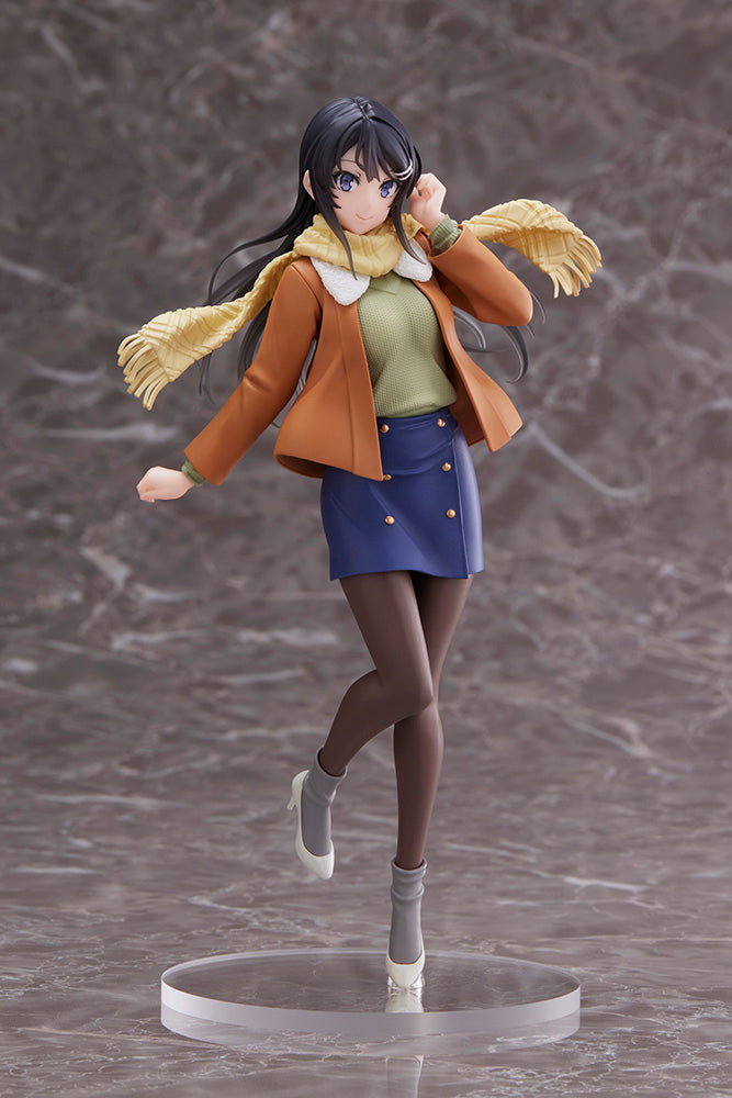 [PREORDER] Rascal Does Not Dream of a Dreaming Girl Coreful Figure - Mai Sakurajima (Winter Wear Ver.) Prize Figure - Glacier Hobbies - Taito