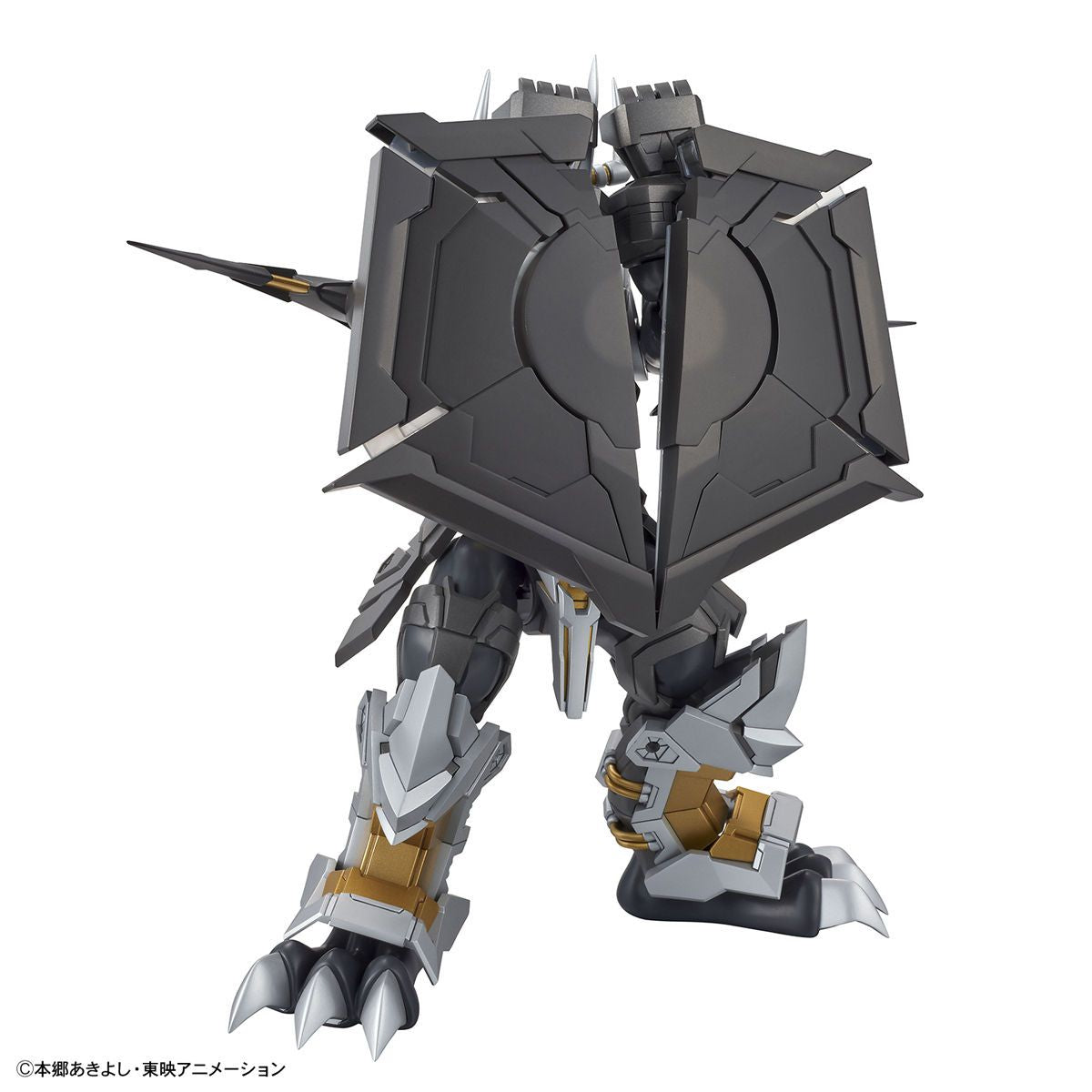 Black WarGreymon (Amplified) Figure-rise Standard - Glacier Hobbies - Bandai