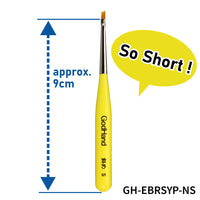 Godhand GH-EBRSYP-NS Brushwork Short Grip Oblique Brush S - Glacier Hobbies - GodHand